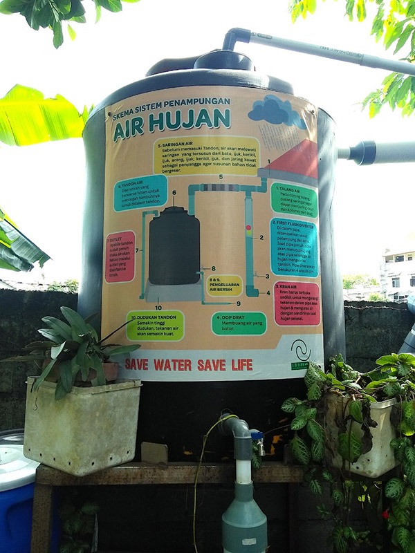 air hujan menjadi air minum