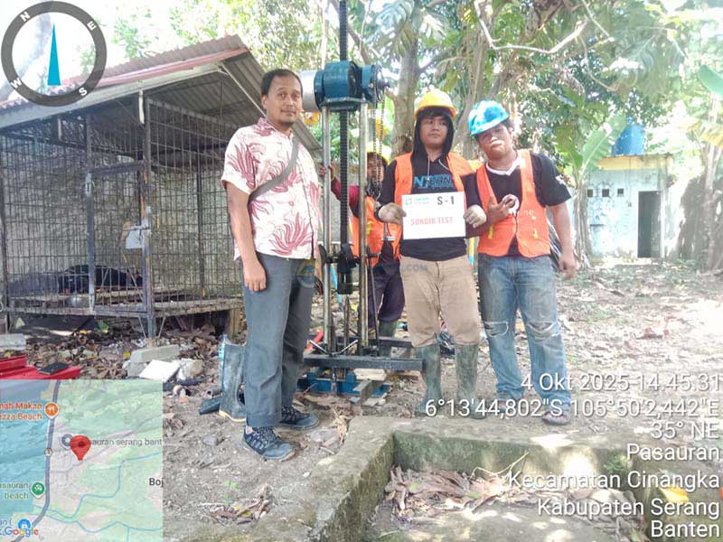 Jasa Sondir Untuk Bangunan 3 Lantai Desa Pasauran