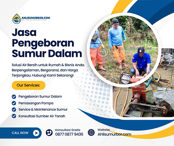 jasa pengeboran sumur dalam