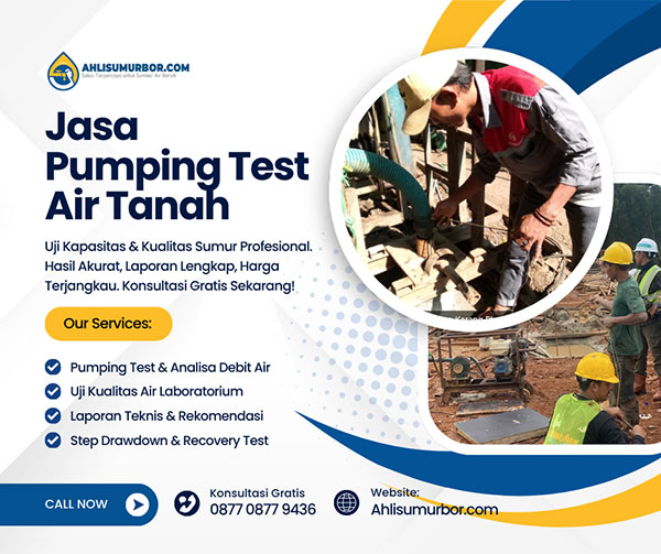jasa pumping test air tanah