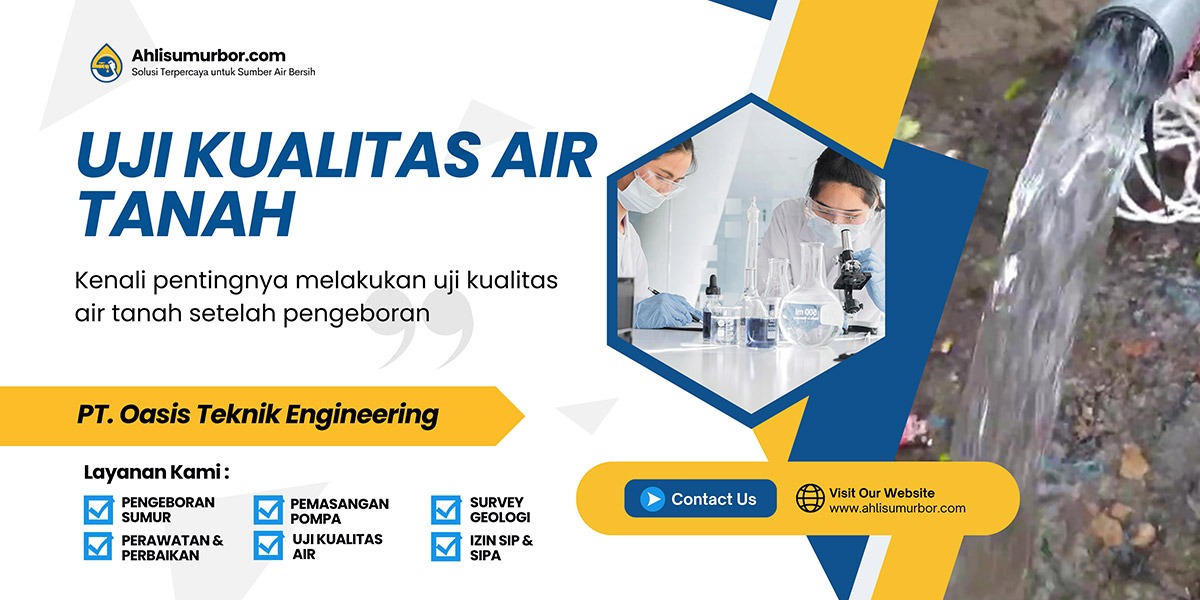 uji kualitas air tanah
