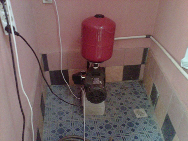 sumur bor di dalam rumah