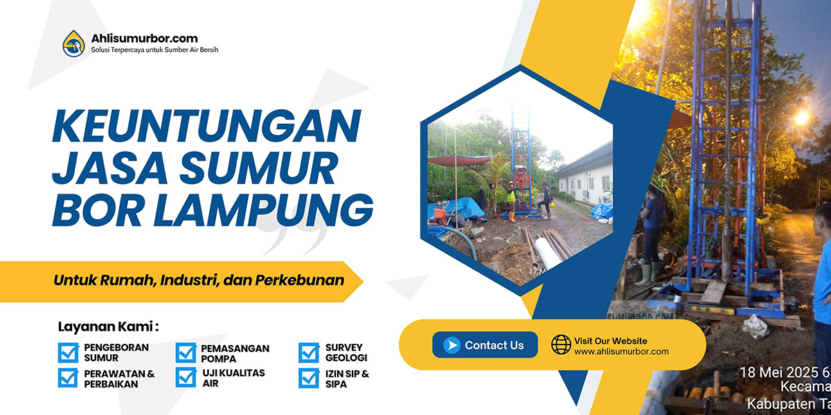 jasa sumur bor lampung