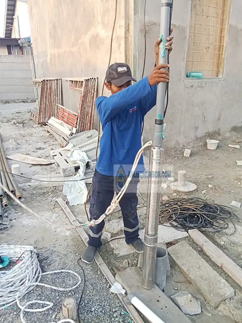 cara membuat sumur bor untuk pemasangan pompa